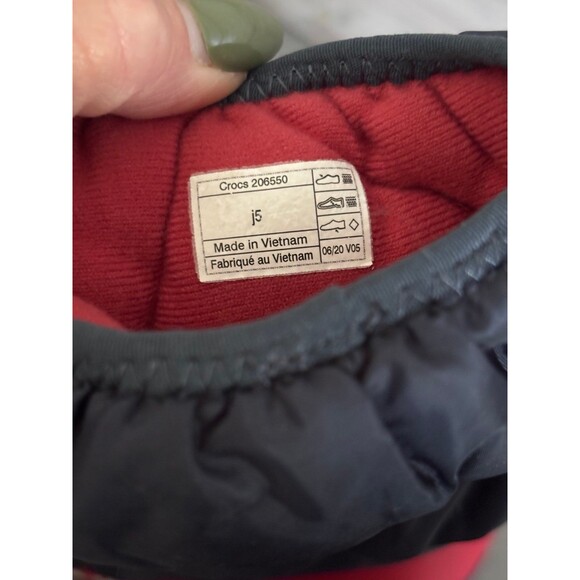 Crocs Kids Crocband Winter Boots Unisex Water Resistant Pull On Shoes Size 6 - Picture 6 of 12